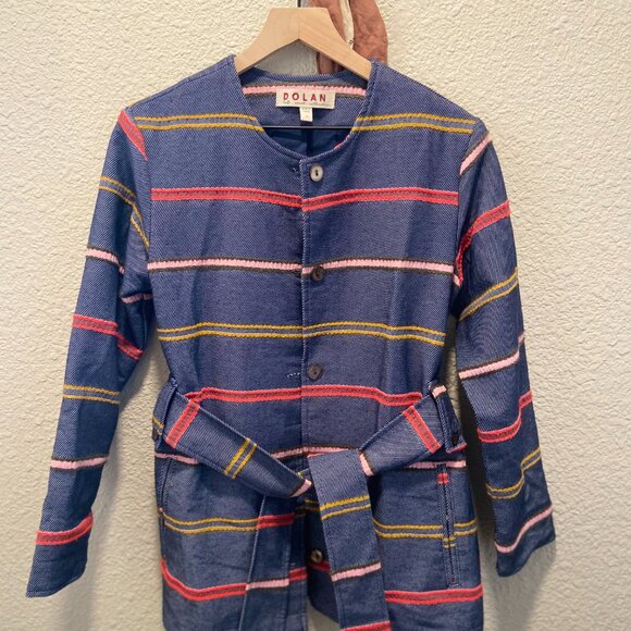 ANTHROPOLOGIE | DOLAN Piccadilly Striped Coat XS - Picture 5 of 9